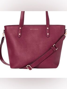Poppy and Peonies 'Go-Getter' Tote Bag | Berry | Retired Color NEW